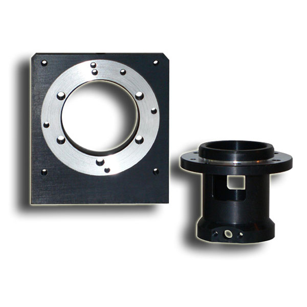 Support objectif en aluminium anodisé noir