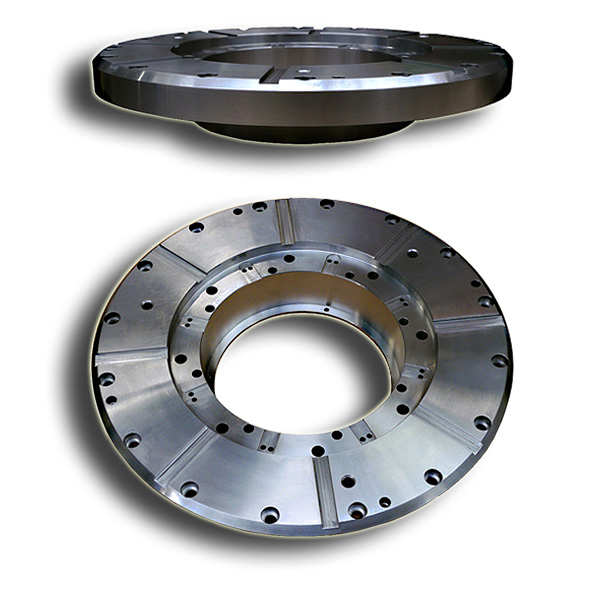 Support détecteur usiné en inox 316L